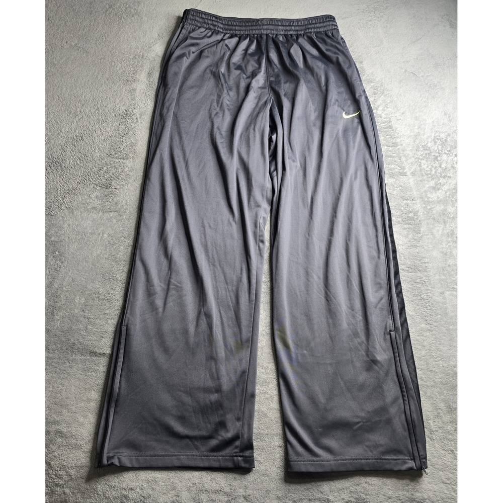 Nike Basketball Athletic Training Workout Track Pants Mens XL Gray Swoosh